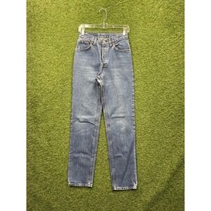 Vintage Levis 501 Jeans Boys 7 Straight Regular Fit Medium Wash Denim